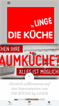 Mobile Screenshot of linge-die-kueche.eu